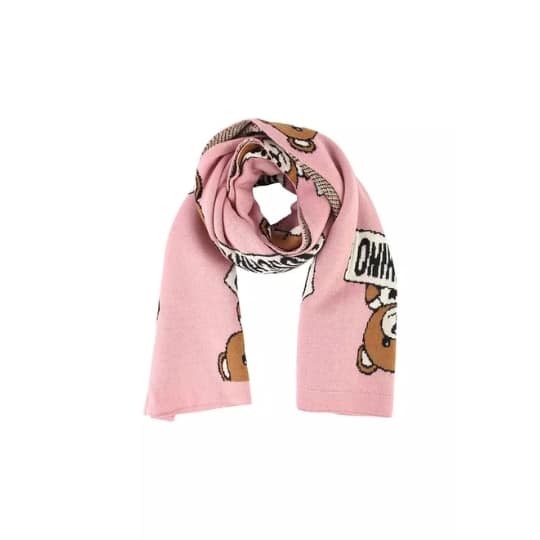 moschino teddy bear scarf