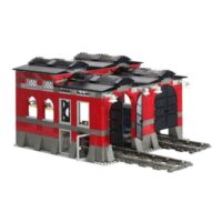 lego train engine shed 10027