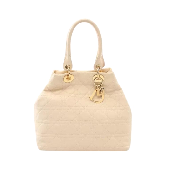 túi dior lady canage handbag leather ivory 35273ace01d436gs