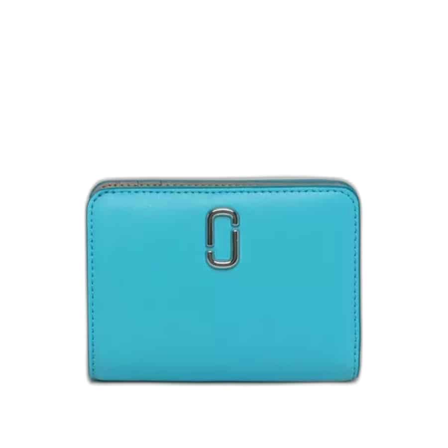 tui marc jacobs leather wallet blue 2s3smp003s01 444