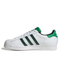 giày adidas originals superstar shoes 'white black green' id4670