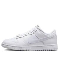giày nike dunk low 'just do it - white iridescent' (wmns) fd8683-100