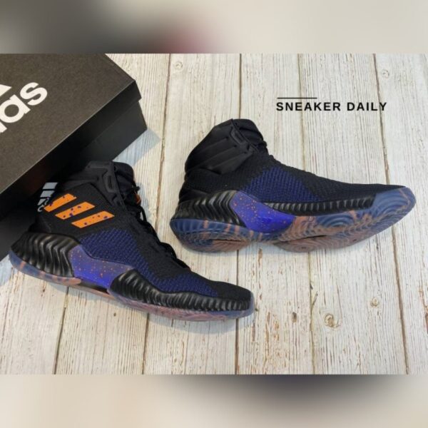 Giày Adidas Pro Bounce 2018 Basketball Shoes 'Black Royal Blue Orange ...