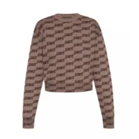 áo balenciaga bb monogram sweater in 'brown' 71f0baaf93a1c4gs