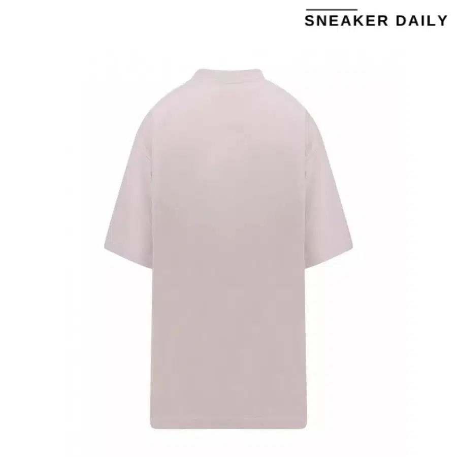 Áo Balenciaga Cotton t-shirt with frontal logo - 'Grey' 62B07AA3716AC2GS