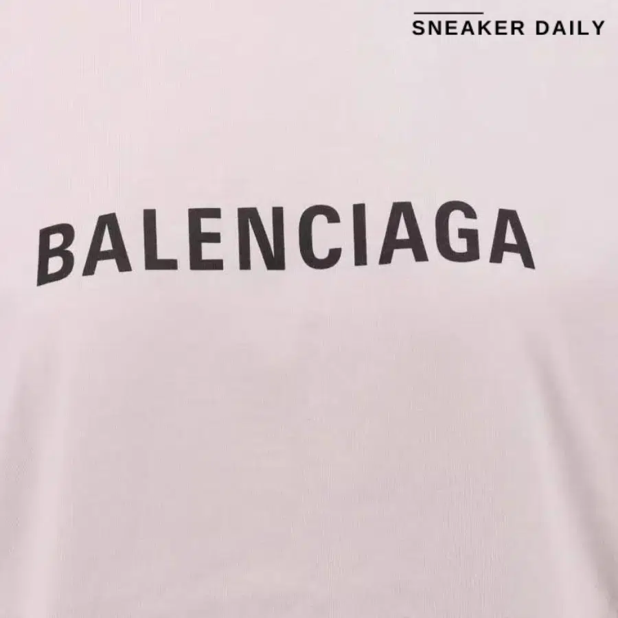 Áo Balenciaga Cotton t-shirt with frontal logo - 'Grey' 62B07AA3716AC2GS