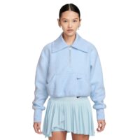 áo nike sportswear collection women's high-pile fleece half-zip top fb8786-423