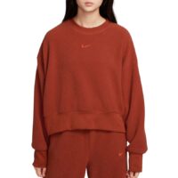 áo nike sportswear plush women's mod crop crewneck sweatshirt dq6845-832