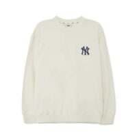 áo sweater mlb overfit monogram big lux new york yankees 3amtm0234-50crd