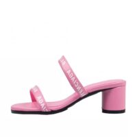 dép balenciaga logo leather sandals - 'pink' d5a8ashd0f2c5cgs