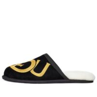 dép ugg scuff logo slipper 'black gold' 1101324-bkgd