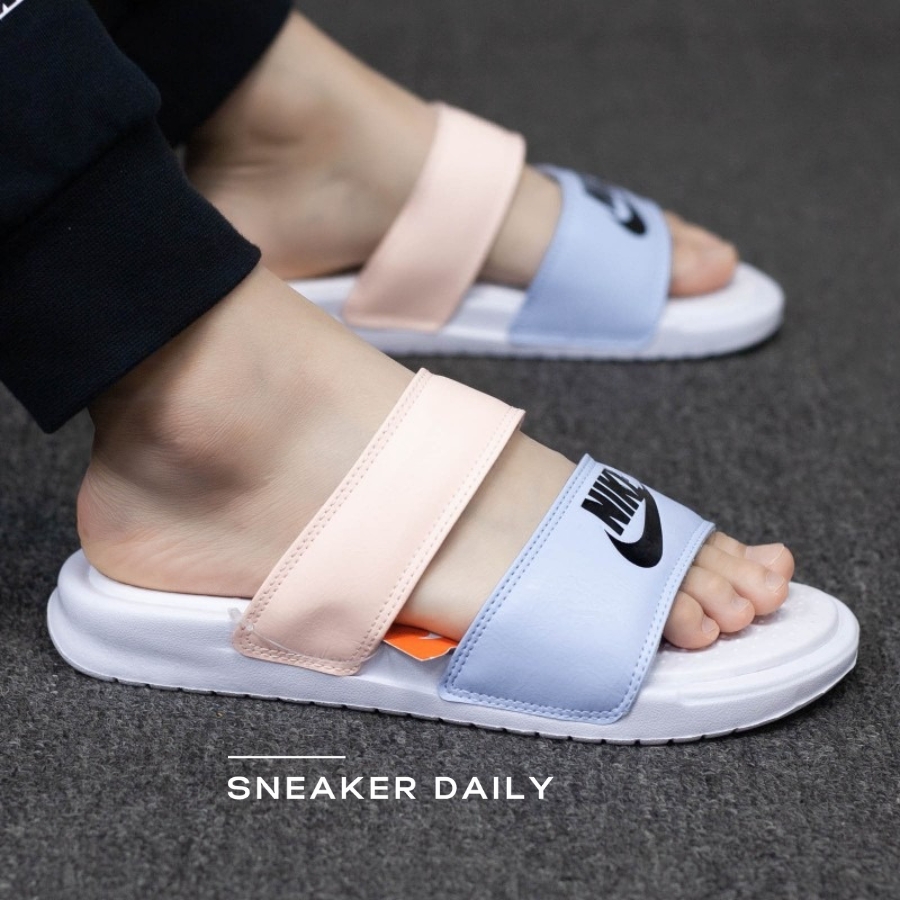 Nike benassi duo clearance ultra slide blue