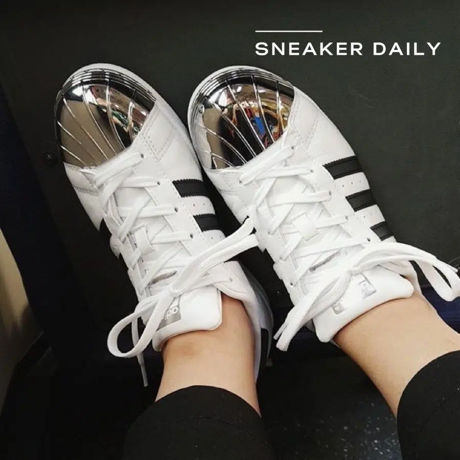 Adidas superstar outlet silver tip