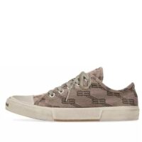 giày balenciaga pairs low top trainers bb monogram men's sneakers in 'beige' 366d3sh600d138gs