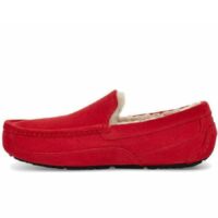 giày ugg ascot slipper samba red men's 1101110-sbr