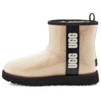 giày ugg classic clear mini snow boots 'black' 1113190-nblc