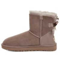 giày ugg mini bailey bow ii boot fleece lined snow boots 1016501-crbo