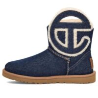 giày ugg telfar logo classic mini 'denim' 1152550-idg