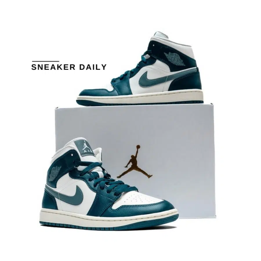 Giày Air Jordan 1 Mid 'Sky J French Blue' (WMNS) BQ6472-414