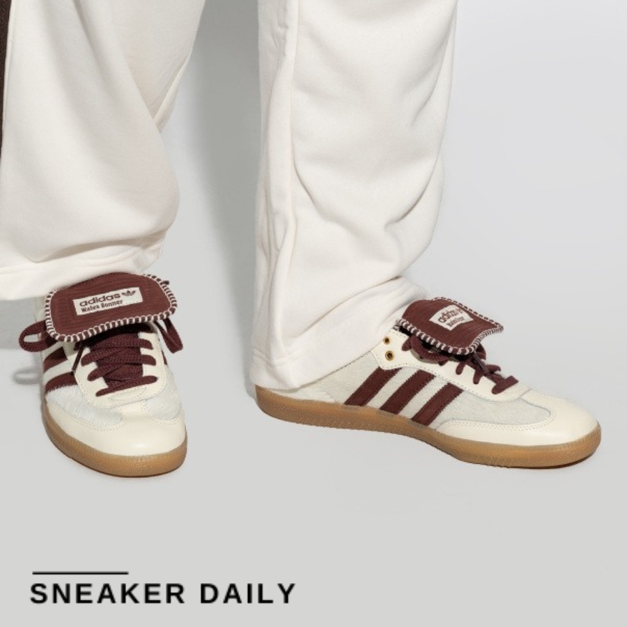 giày adidas originals x wales bonner samba pony 'cream white' ie0586