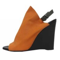 giày cao gót balenciaga stretch and slingback heels for women in 'orange' eb918sh96a3aa8gs