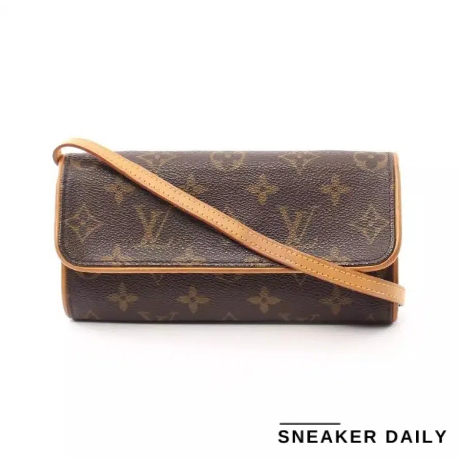 túi louis vuitton pochette twin pm monogram shoulder bag pvc leather 'brown' 933beacf7bf489gs