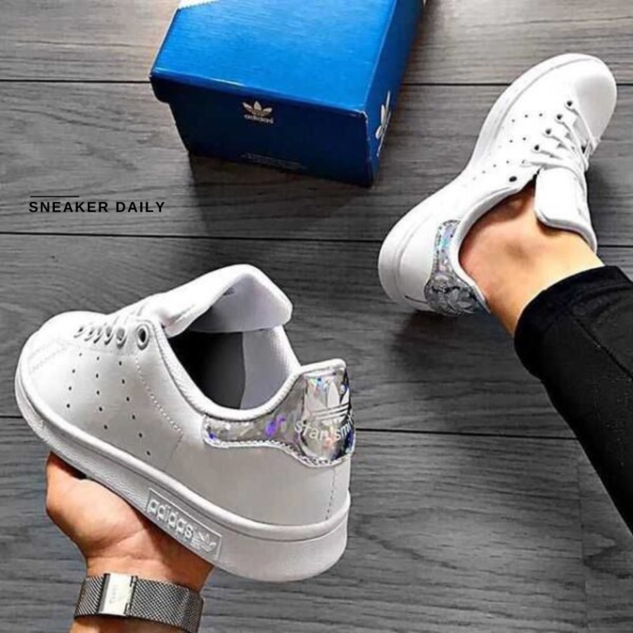 Adidas stan smith iridescent heel hotsell