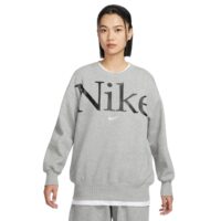 áo nike sportswear phoenix fleece women's oversized crew-neck logo sweatshirt fn3655-063