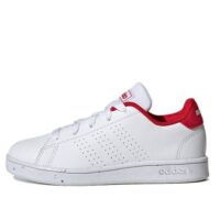 giày adidas advantage lifestyle court lace shoes 'white better scarlet' h06179