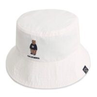 mũ whoau steve reversible bucket hat 'white' whacc4743a-01