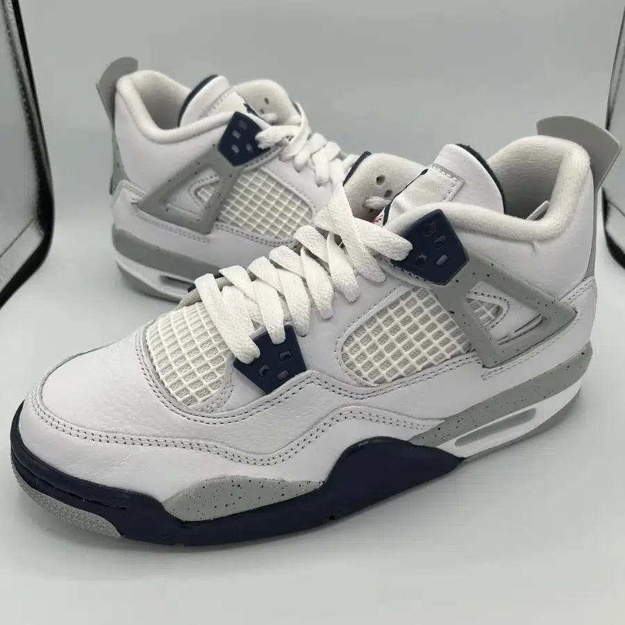 giày air jordan 4 retro gs 'midnight navy' 408452-140