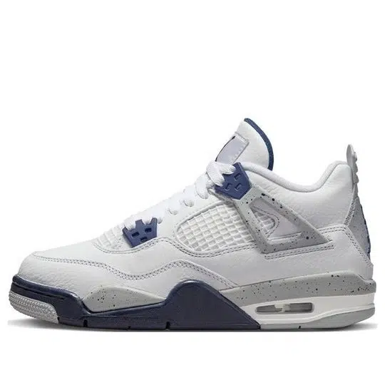 giày air jordan 4 retro gs 'midnight navy' 408452-140