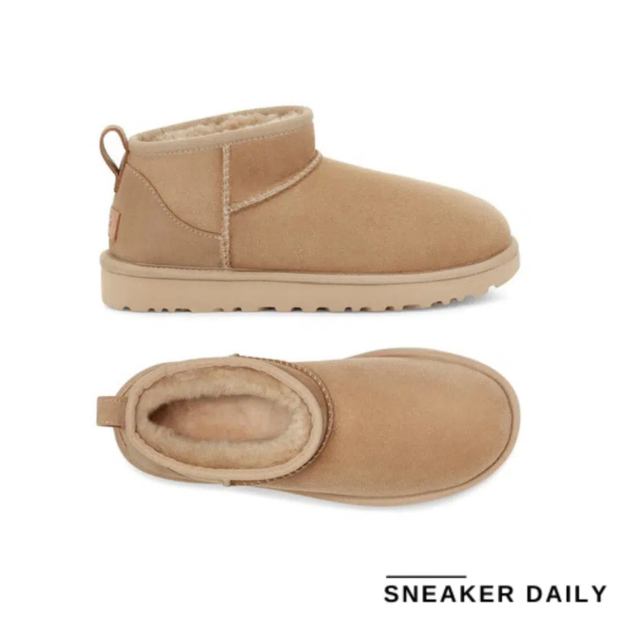 giày ugg classic ultra mini 'sand' 1116109-san