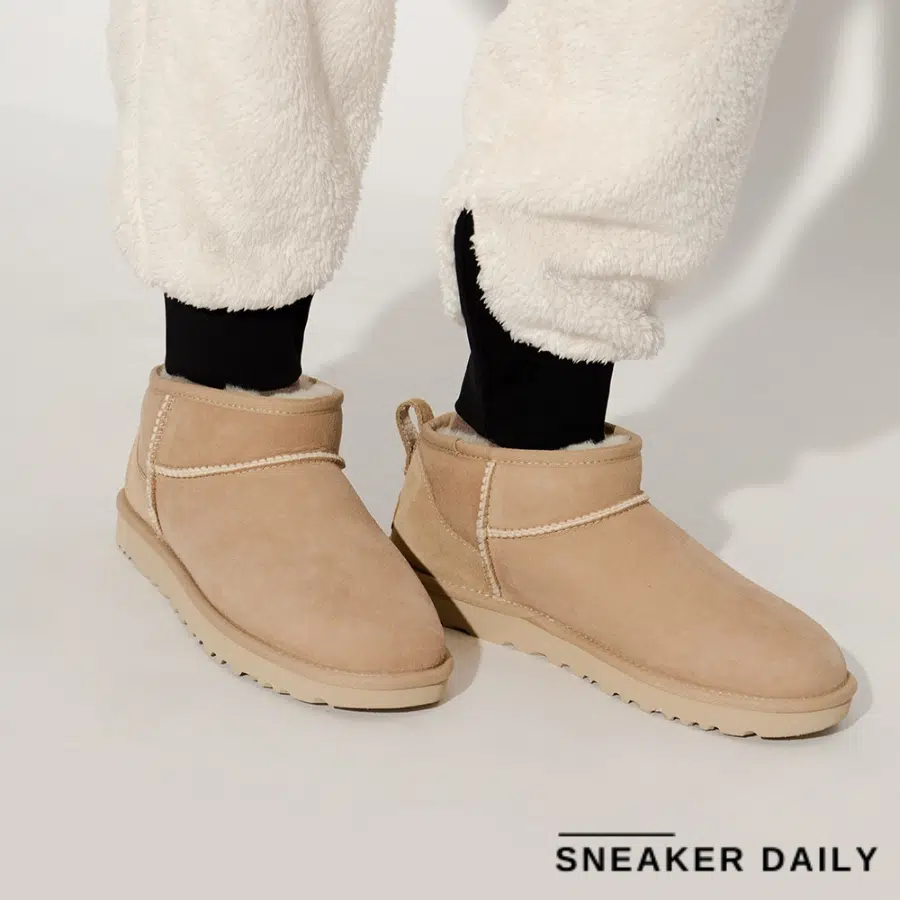 giày ugg classic ultra mini 'sand' 1116109-san