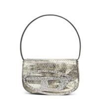 túi diesel 1dr - iconic shoulder bag in crystal leather military green x08396p5496