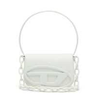 túi diesel 1dr - iconic shoulder bag in matte leather 'white' x08396p6248