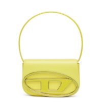 túi diesel 1dr - iconic shoulder bag in nappa leather 'yellow fluo' x08396p4494