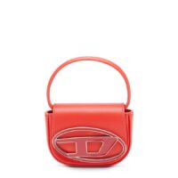 túi diesel 1dr xs - iconic mini bag with d logo plaque 'red' x08709pr818