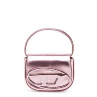 túi diesel 1dr-xs-s - iconic mini bag in mirrored leather 'pink' x08957ps202