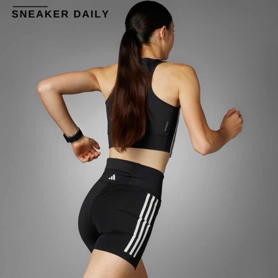 quần adidas adidas dailyrun 3-stripes 5-inch leggings 'black' il7441