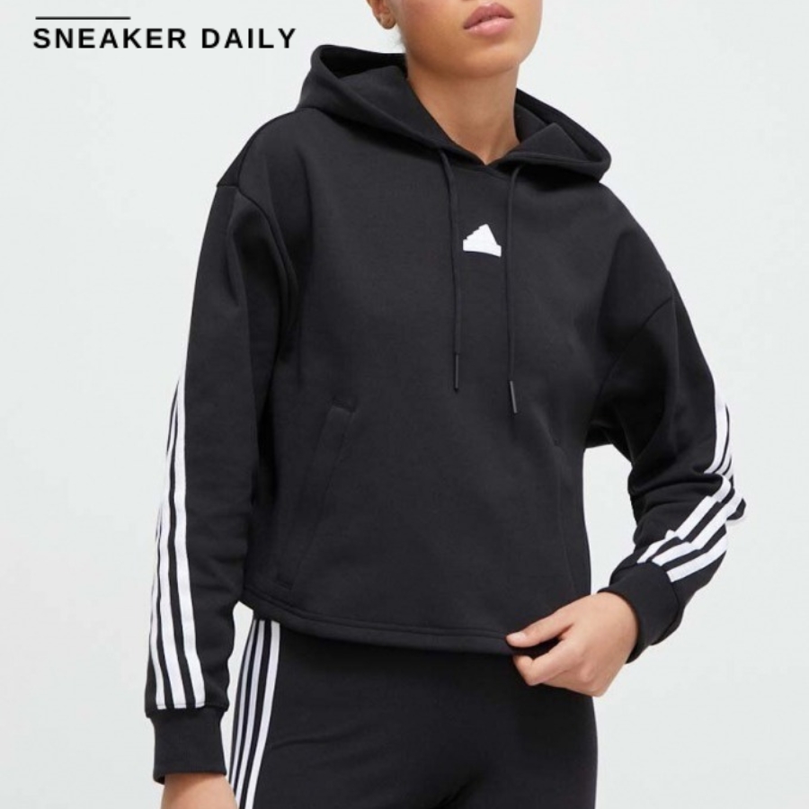 áo adidas future icons 3-stripes hoodie 'black' ip1533