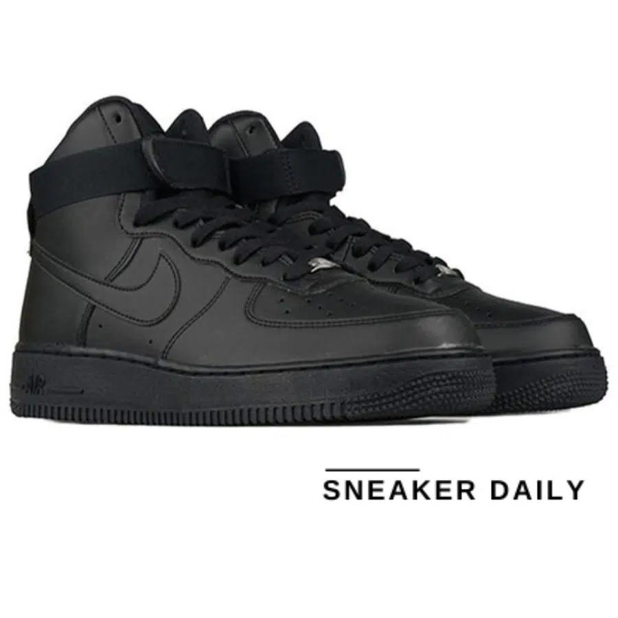 giày nike air force 1 high '07 'triple black 2017' 315121-032