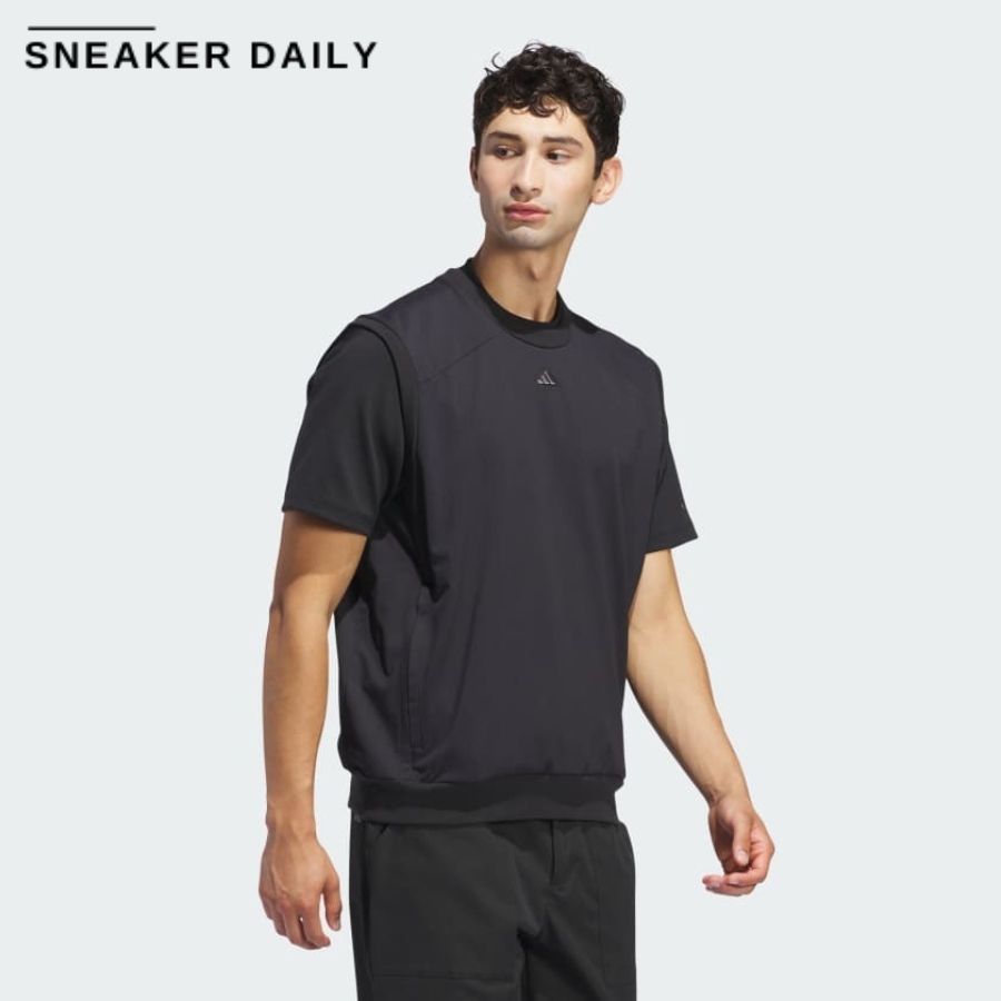 áo adidas golf jumper go-to sweater vest 'black' iu4714