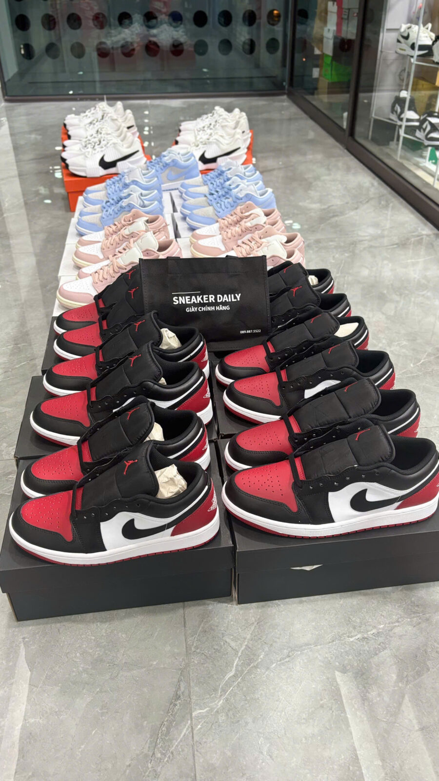 giày air jordan 1 low 'bred toe 2.0' 553560-161
