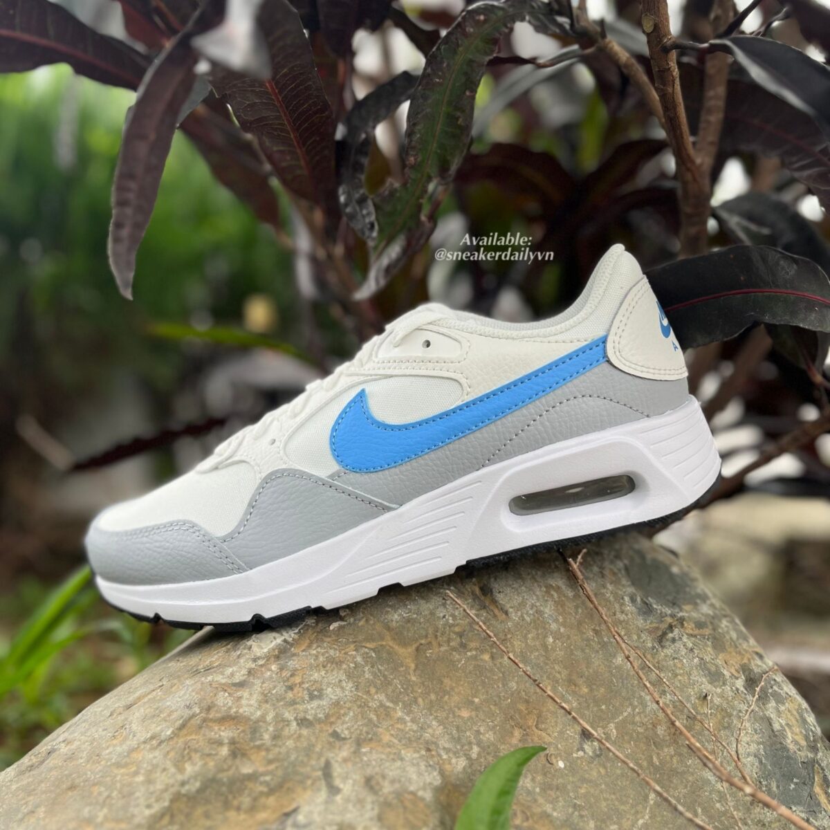 Giày (WMNS) Nike Air Max SC 'Summit White Blue' CW4554-116