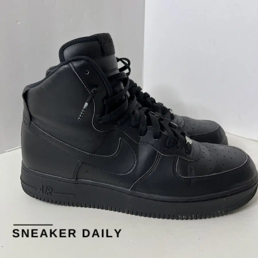 giày nike air force 1 high '07 'triple black 2017' 315121-032