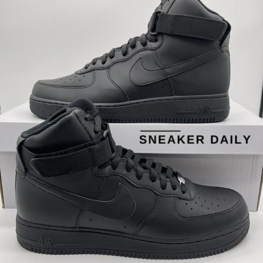 giày nike air force 1 high '07 'triple black 2017' 315121-032
