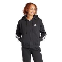 áo adidas future icons 3-stripes full zip hoodie 'black' in9475