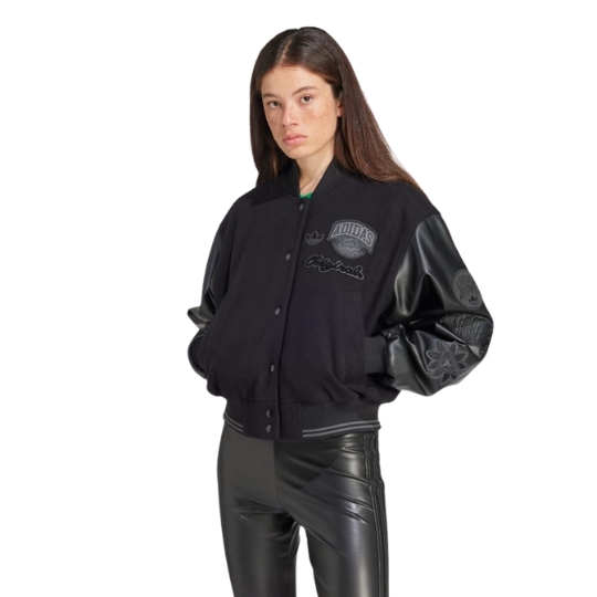 áo adidas oversized collegiate jacket 'black' ix6968