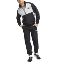 bộ thể thao puma woven tracksuit men's 'black white' 675701-01